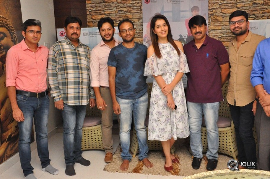 Jambalakidi-Pamba-Movie-Lyrical-Video-song-Launch-by-Raasi-Khanna